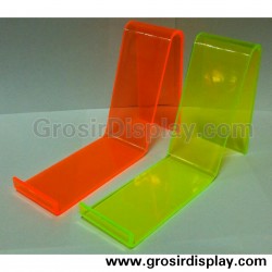 Display Sepatu Akrilik 1 Susun Warna Dewasa Stand Shoes Pajangan Butik Toko