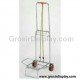 Troli Barang Lipat Stainless Silver Multifungsi Kecil Serbaguna Roda