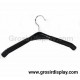 5pcs Hanger Busa Tebal Dewasa Hitam Polos Butik Distro