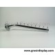 Hanger Gantungan Tas Baju Suling 9 Sekat Lurus Tempel Tembok Besi Stainless Import