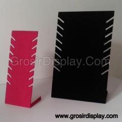 Display Papan Kalung Kobra Bludru 8 Gantungan Pajangan Aksesoris