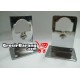 Braket Gantungan Double Fungsi Pipa Bulat Pipa Kotak Tempel Tembok Stainless 7 cm