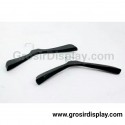 Hanger Jas Plastik Tebal Hitam Besar Gantungan Baju Kaos Distro Besi Kuat
