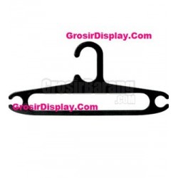 Hanger Oval Hitam Standard Biasa Ekonomis Dewasa