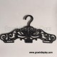 Hanger Batik Hitam Promo Gantungan Baju Perlengkapan Toko Butik Distro