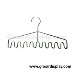 Hanger Sisir Gelombang Stainless 12 Lubang Gantungan Jilbab Kerudung Pasmina