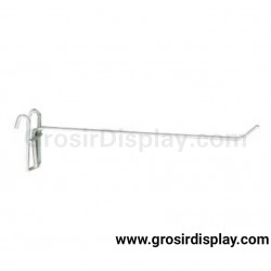 Gantungan Aksesoris 28cm Centelan Kaitan Hook Ram Tebal Putih