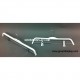 Hanger Kayu Zara Palang Jepit White Glossy Gantungan Celana Butik Distro Toko Pakaian