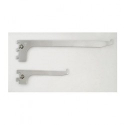 Daun Braket 40 cm Penyangga Rak Kaca Stainless Perlengkapan Display Toko