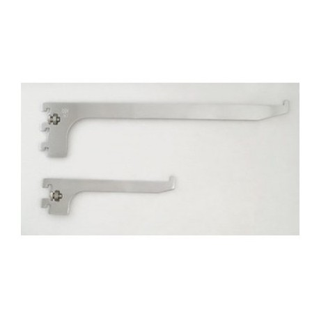 Daun Braket 40 cm Penyangga Rak Kaca Stainless Perlengkapan Display Toko