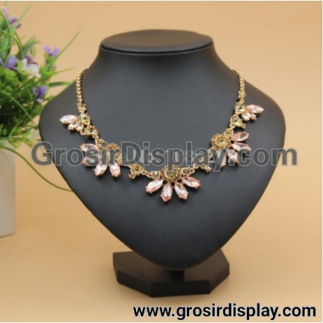 Display Kalung Mini Semi Kulit Pajangan Toko Perhiasan