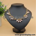 Display Kalung Mini Semi Kulit Pajangan Toko Perhiasan