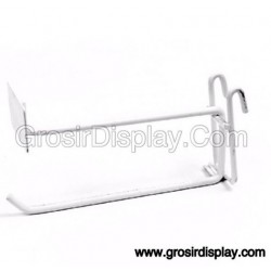 Gantungan Hook Ram Plat Harga 15 cm Putih