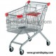 Troli Supermarket Shopping Trolley 80 Liter Troli Belanja Perlengkapan Toko Supermarket