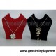 Display Kalung Leher Pajangan Liontin Bludru