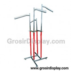 Gawang Gantungan Baju Stainless Krum Minimalis Tempat Hanger