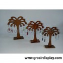 Display Anting Pohon Kelapa Kayu Set isi 3 Pajangan Aksesoris Giwang
