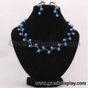 Display Kalung Medium Bludru Set Anting Pajangan Display Toko Perlengkapan Seserahan