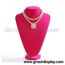 Display Tempat Kalung Besar Rak Bludru Pajang Syal