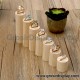 Display Tempat Dudukan Cincin Kayu Bulat Stand Ring Satuan