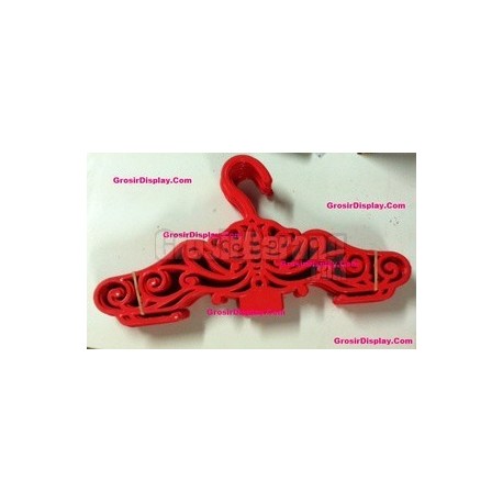12 pcs Hanger Motif Batik Gantungan Baju Unik Butik Awet