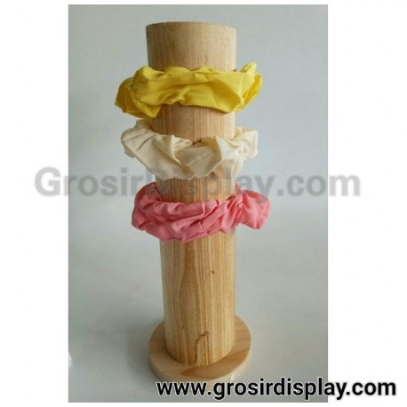 Display Tempat Gelang Kayu Rak Berdiri Pajangan Aksesoris
