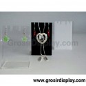 Akrilik Mini Display Aksesoris Pajangan Anting Kalung Perhiasan