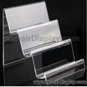 Akrilik Tangga 3 Susun Medium Display Tas Pajangan Dompet Perlengkapan Toko