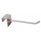 Gantungan serbaguna stainless single hook tempel di hollow pipa 30cm