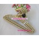 10pcs Gantungan Hanger Baju Lilit Motif Unik Rotan Warna Warni Butik