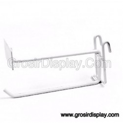 Gantungan Hook Ram Plat Harga 25 cm Putih