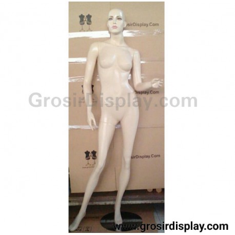 Manekin Full Body Patung Cewe Rambut Fiber Exclusive Pajangan Display Perlengkapan Toko Wanita Butik
