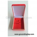 Kotak Tempat Perhiasan Persegi Merah List Gold Bludru Perlengkapan Seserahan Pajangan Toko Perhiasan