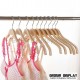 Hanger Kayu Zara Slip Gantungan Baju Anak Remaja Premium Anti Selip