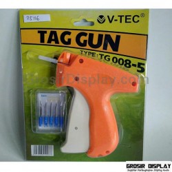 Tag Gun V-Tec TG 008 Tembakan Bandrol Harga Merk Tag Gun Baju