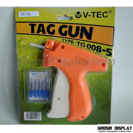 Tag Gun V-Tec TG 008 Tembakan Bandrol Harga Merk Tag Gun Baju