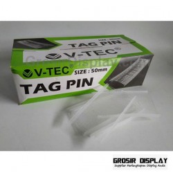 Tag Pin Refill Isi Ulang Tag Gun V-Tec 50 mm Penanda Label Merk Baju