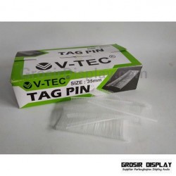 Tag Pin Refill Isi Ulang Tag Gun V-Tec 35 mm Penanda Label Merk Baju
