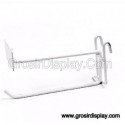 Gantungan Hook Ram Plat Harga 30 cm Putih Tebal Kuat Gantungan Aksesoris Perlengkapan Toko