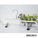 Hanger Zara Palang Jepit White Glossy Gantungan Celana Butik Distro Toko Pakaian