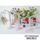 Rak Display Anting Giwang Set Isi 3 Pohon Y Mini Putih Susu