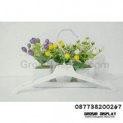 Hanger Kaos Anak Gantungan Atasan Baju Remaja Plastik Tebal Gantungan Besi Kuat