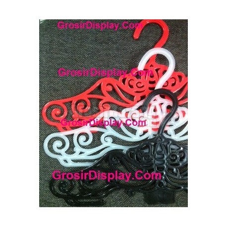 Gantungan Baju Hanger Plastik Batik Awet Kuat dan Tebal