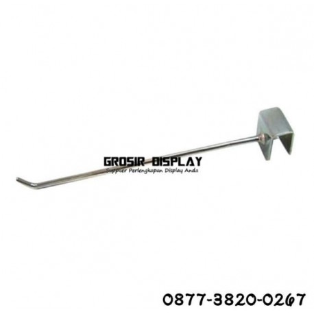 Gantungan Aksesoris Toko Handphone Hook Pipa Kotak Panjang 20cm