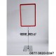 Standing Plat Promosi Stand Frame A4 Tiang Besi Display Butik Toko