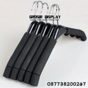 Hanger Busa Tebal Dewasa Hitam Polos Butik Distro