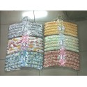 Hanger Busa Satin Motif Dewasa Selang Bunga Warna-Warni Shabby
