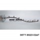 Gantungan Hanger Suling Pelor Stainless Belalai 7 Sekat Tempel Tembok Display Toko Perlengkapan Butik