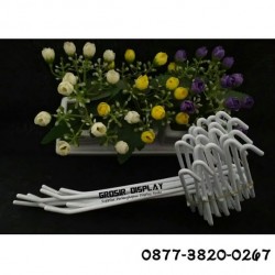 Gantungan Toko Hp Aksesoris Handphone Hook Ram putih 20 cm