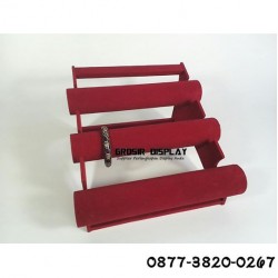 Rak Display Gelang Jam Tangan 3 susun Besar
